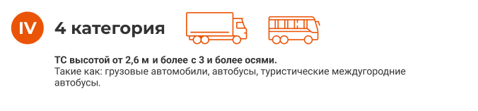 Категиории машин для проезда по платным дорогам. 4 категория. Категория 4.png